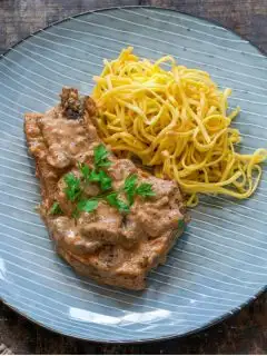 mushroom pork chops