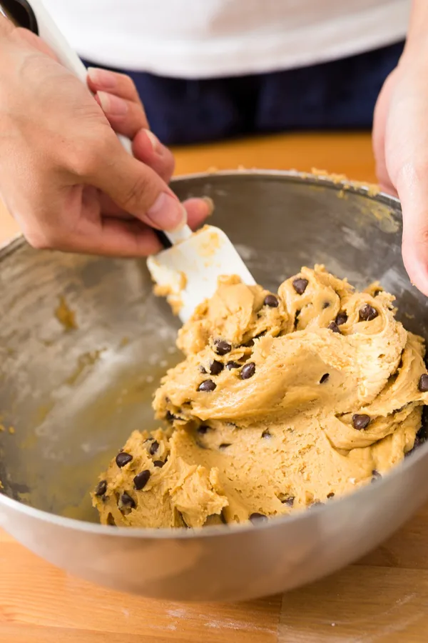 chocolate chip batter 