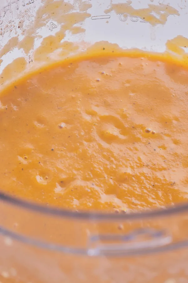 blender with soup