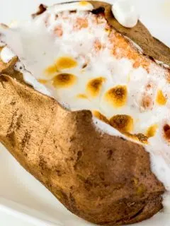 loaded sweet potato