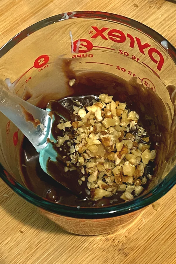 walnuts in chocolate