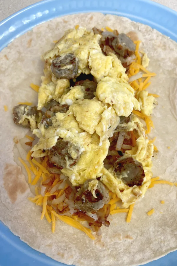 breakfast burrito filling