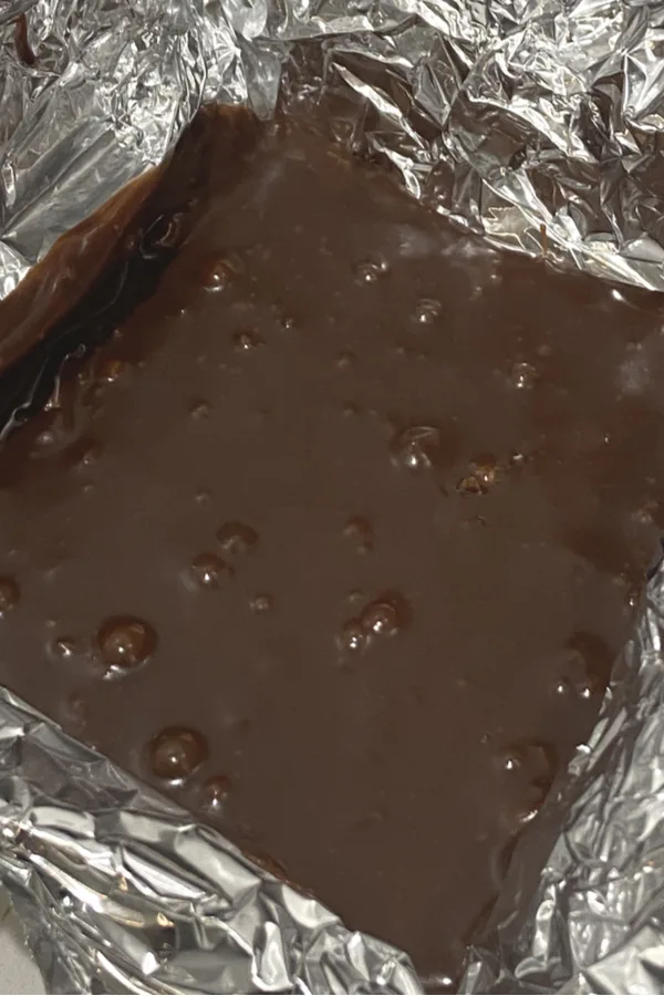 fudge in pan