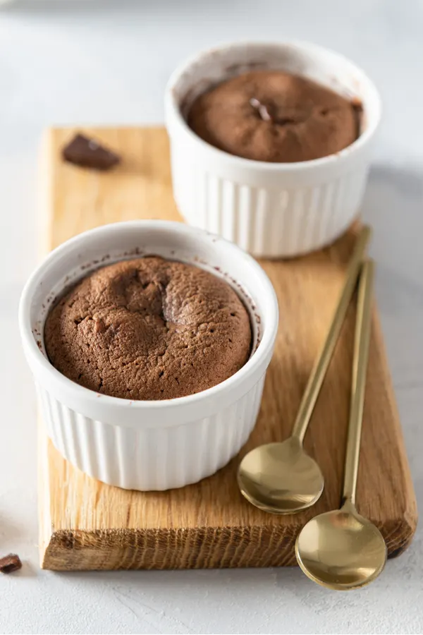 cooked chocolate cake for Valentine's Day dessert