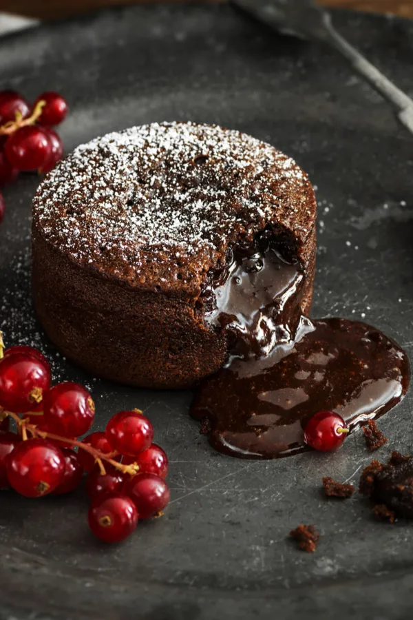 Valentine's Day molten lava cake 