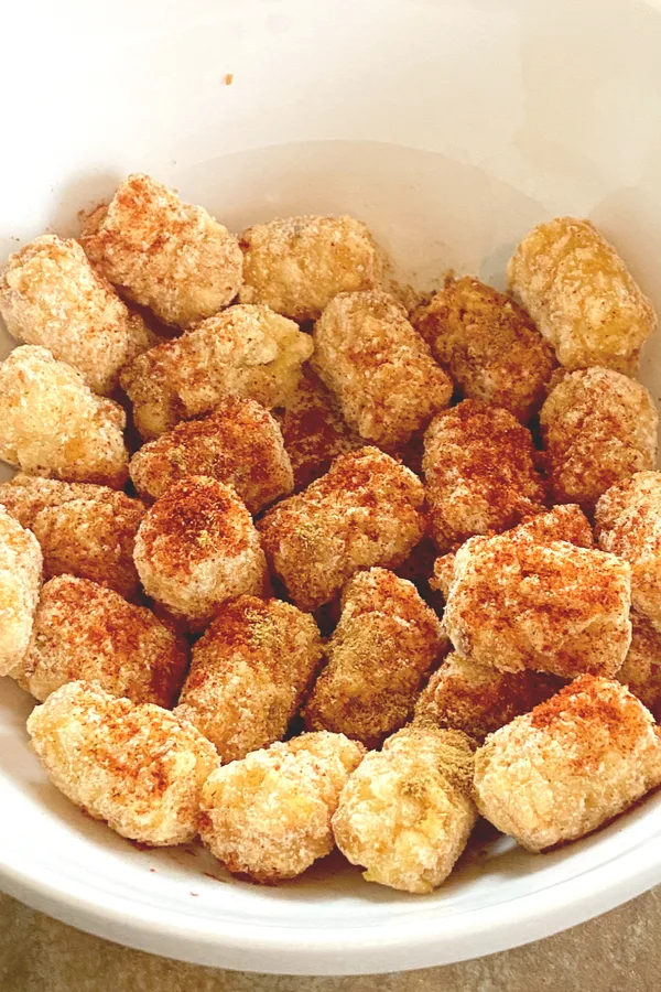 frozen tots seasoned