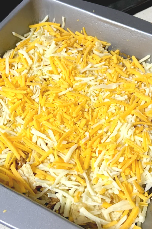 easy taco casserole unbaked