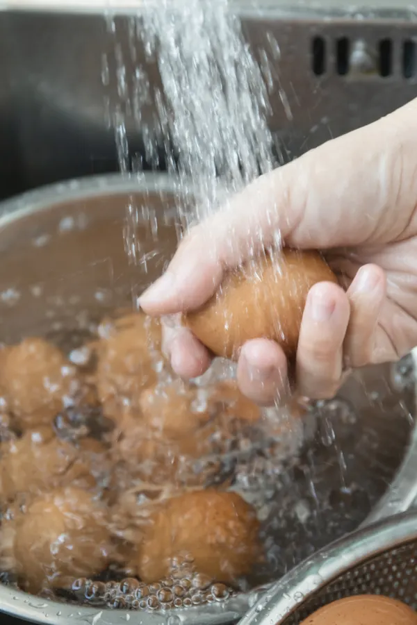 cold water eggs