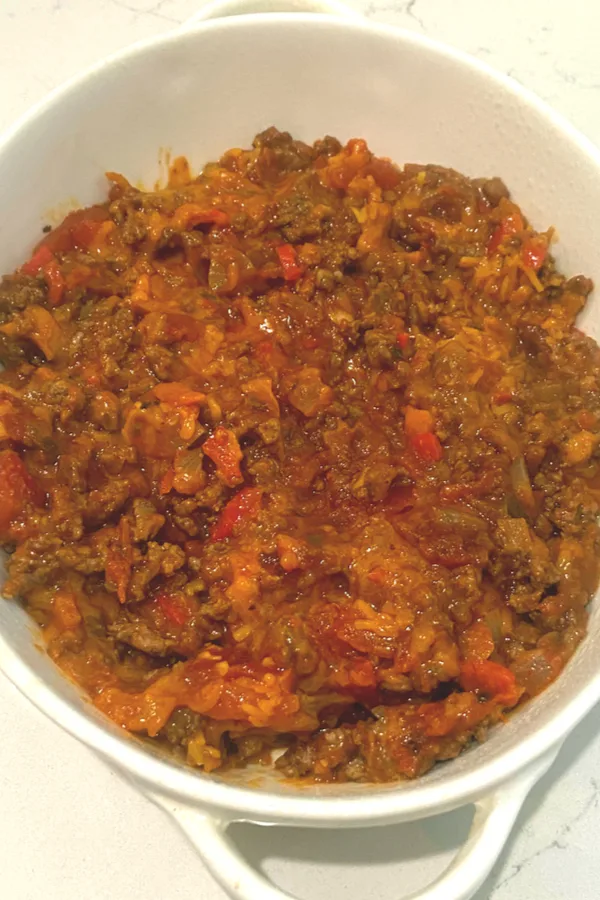 Mexican casserole filling 