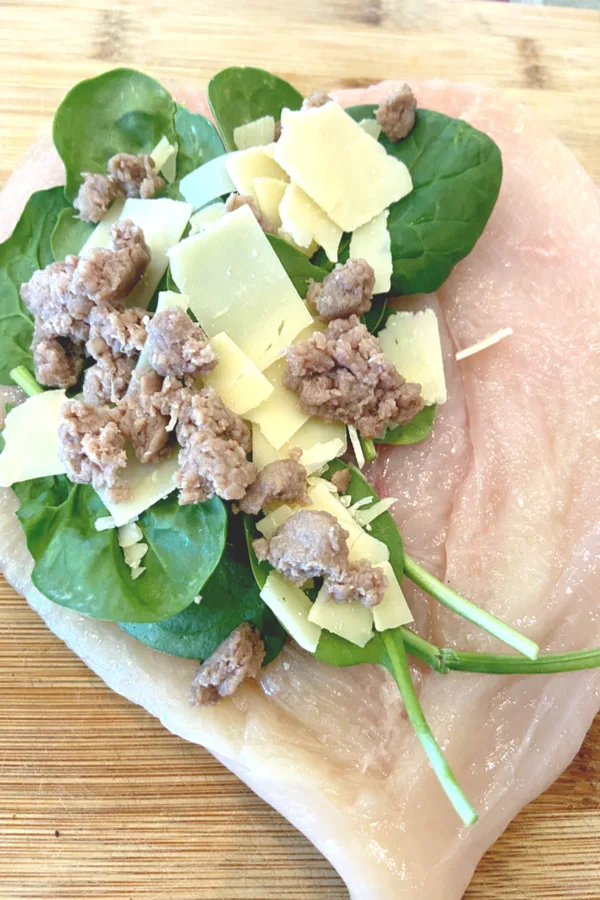 spinach and sausage