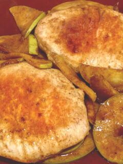 cinnamon apple pork chops