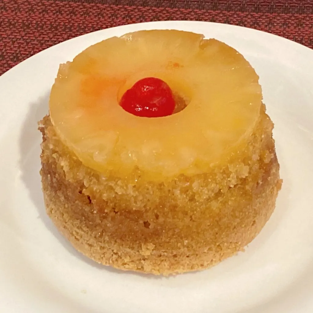 mini pineapple upside down cake