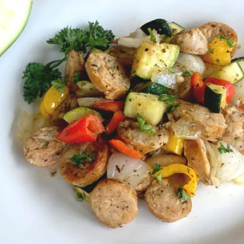 zucchini and sausage skillet