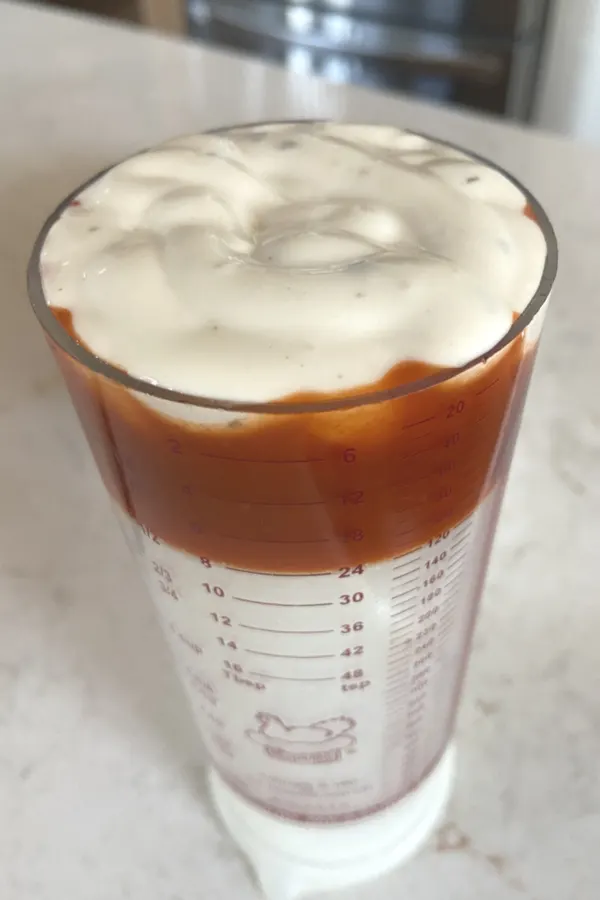 Ranch dressing Buffalo sauce 