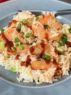 Cajun shrimp and rice
