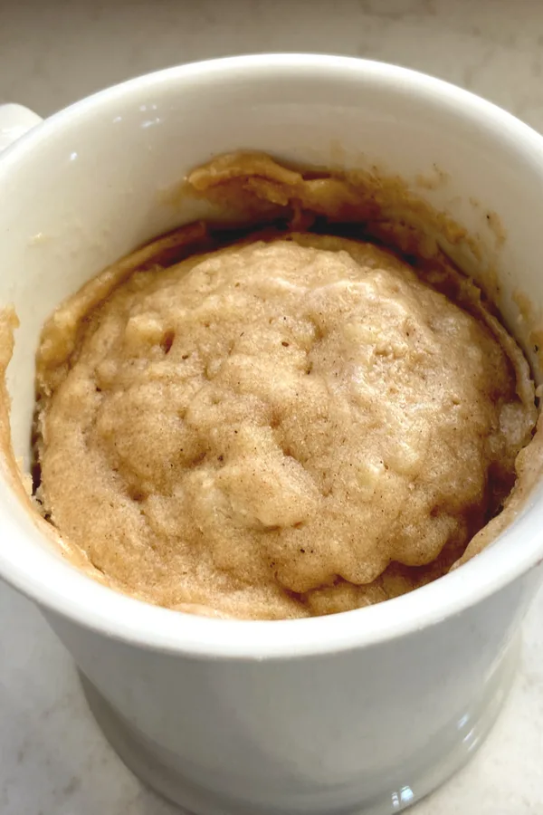 apple pie mug cake