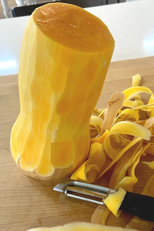 butternut squash peeled