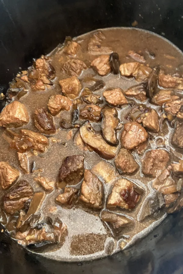 beef tips in crock pot