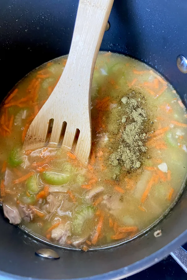 broth and poultry seasoning 