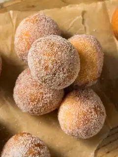 pumpkin donut holes