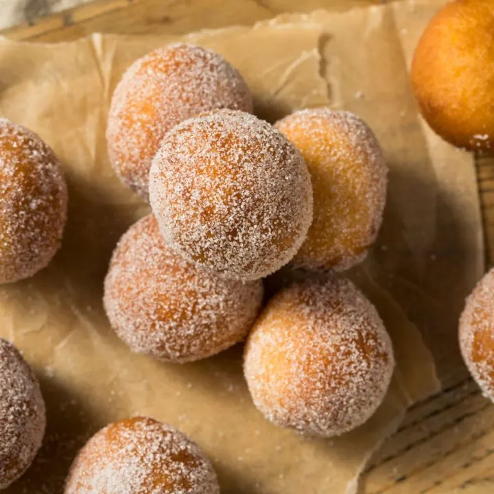 pumpkin donut holes