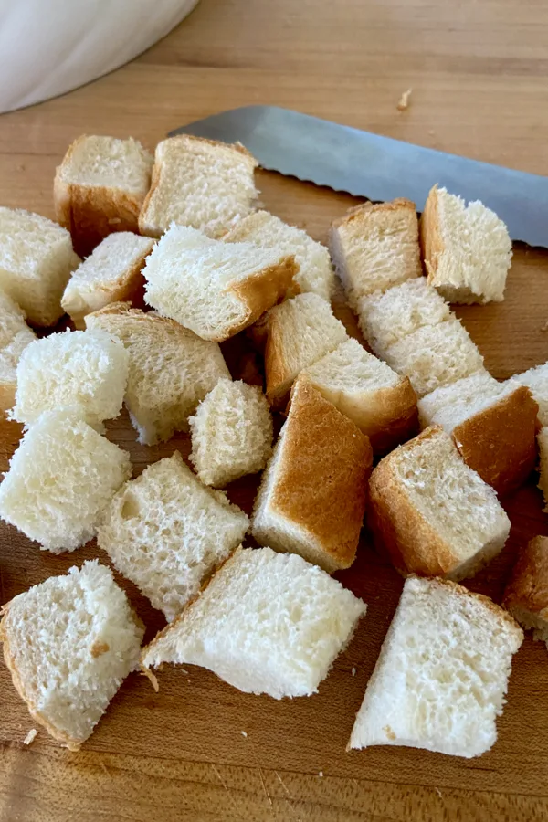 Texas toast cubes