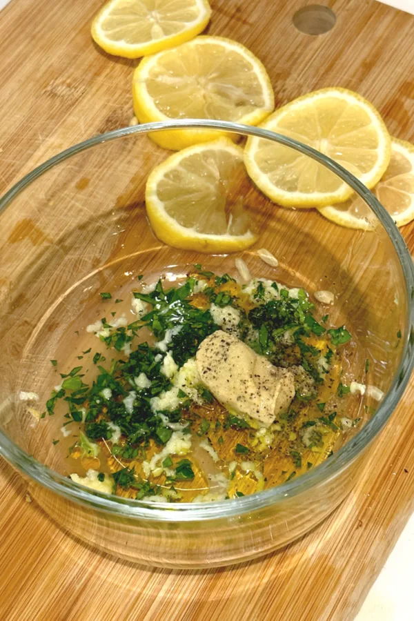 easy mustard garlic glaze