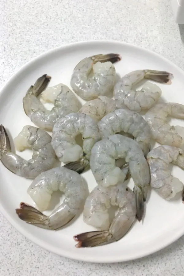 raw shrimp