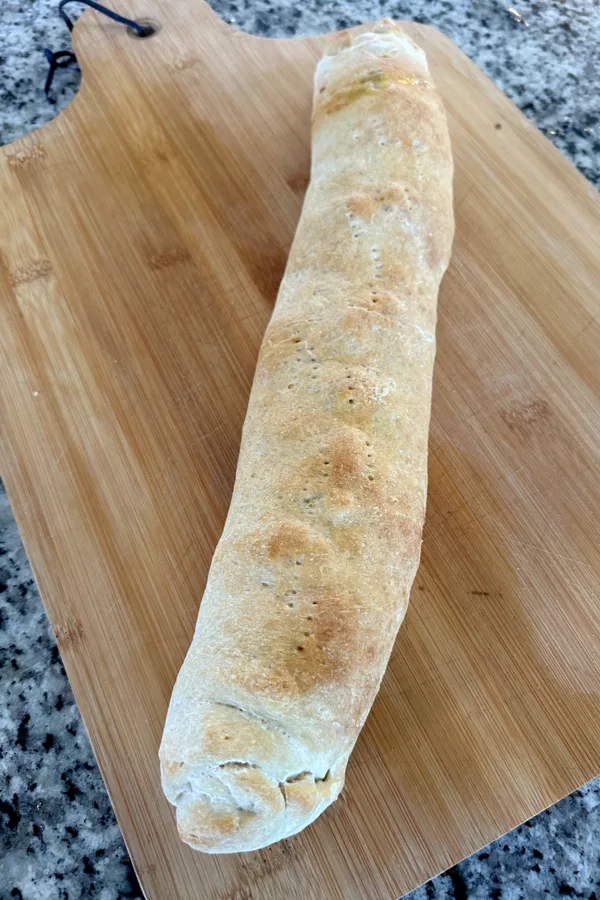 baked loaf of dough