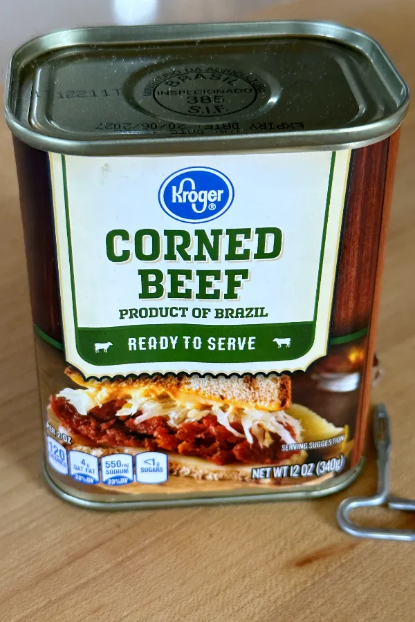 canned corned beef