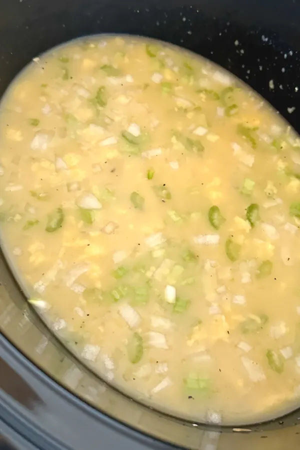 cream soup with rice in crock pot 