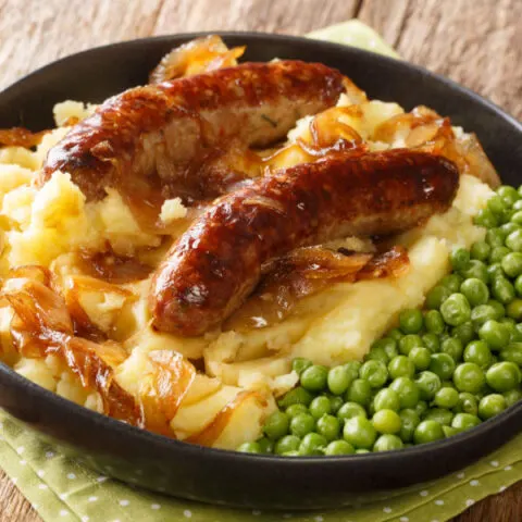 bangers and mash