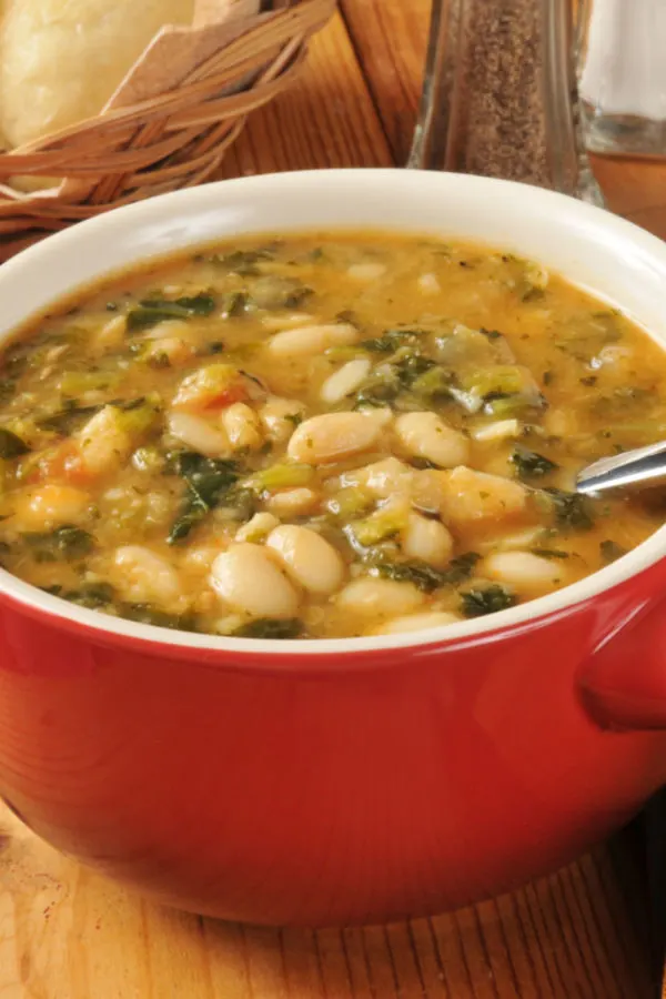 white bean and kale soup