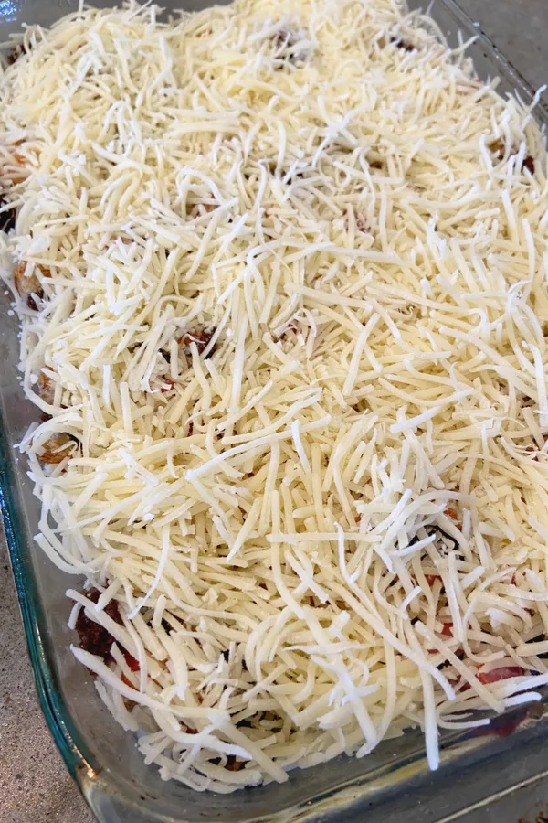 cheese on top of reuben casserole 