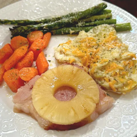 sheet pan easter dinner featured