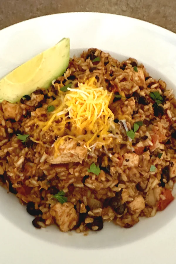 one pot chicken burrito bowl