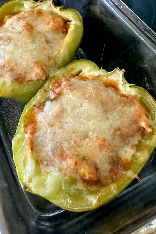 chicken parmesan stuffed peppers 