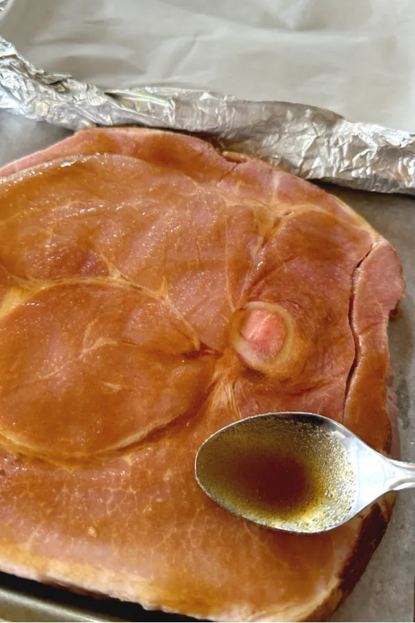 glazed ham steak