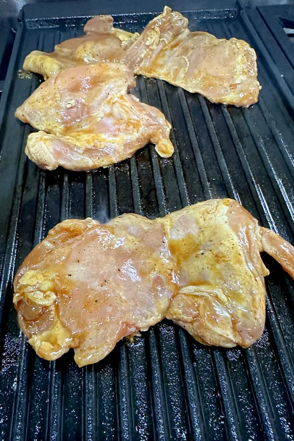 grilling chicken thighs