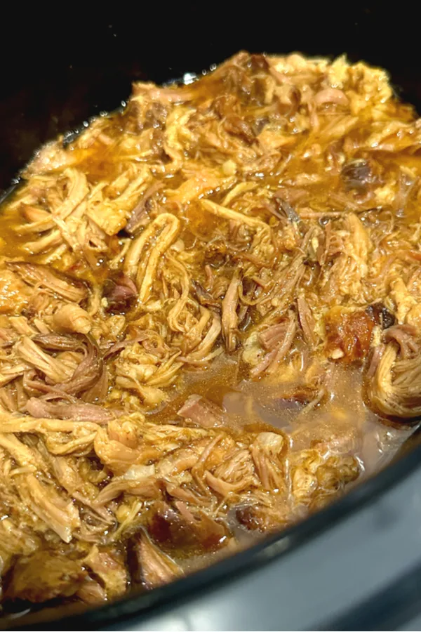 shredded root beer pulled pork