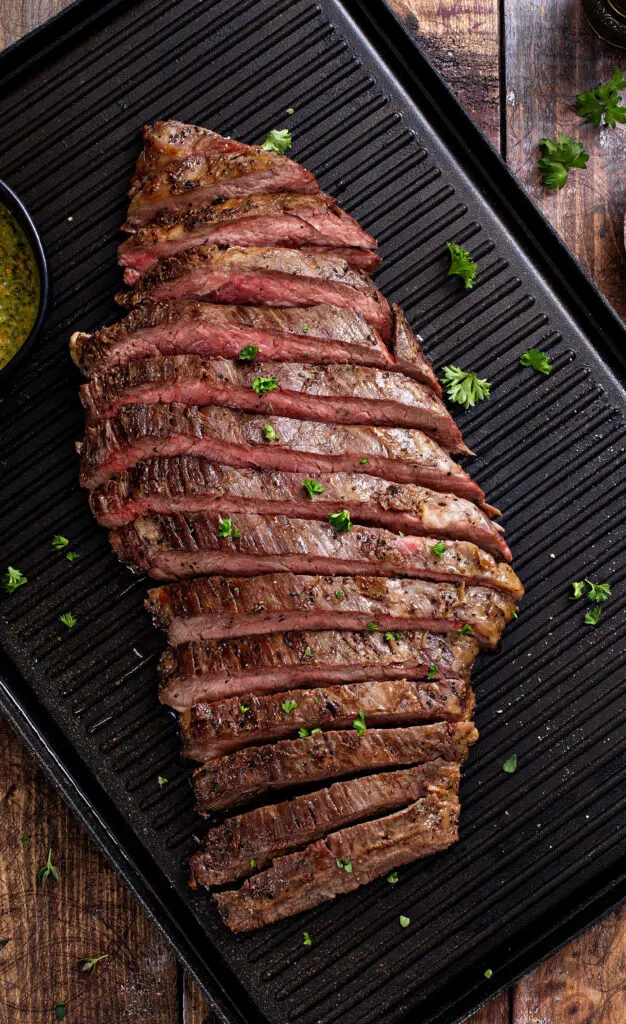 sliced brown sugar flank steak