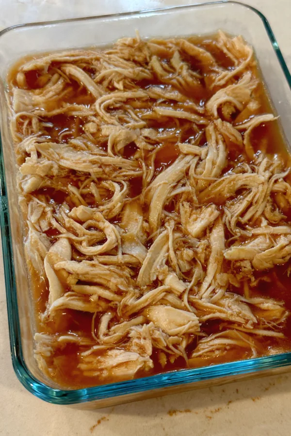 shredded barbecue chicken