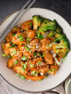 teriyaki chicken and broccoli