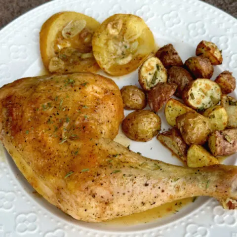 lemon roasted chicken leg quarters