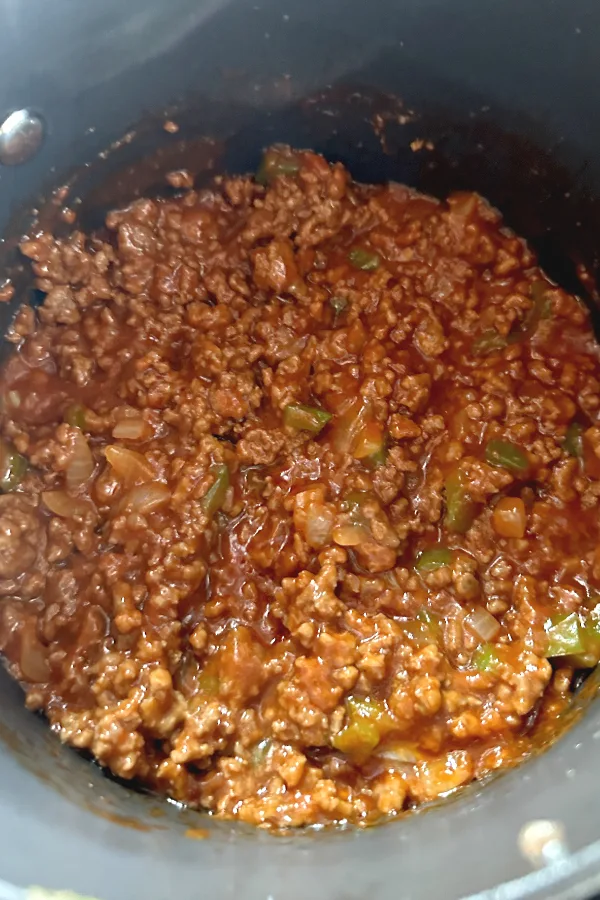 homemade sloppy Joes mixture
