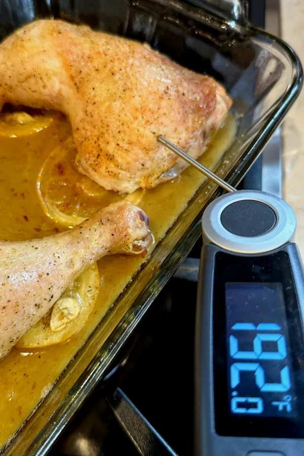 internal temperature of chicken thigh