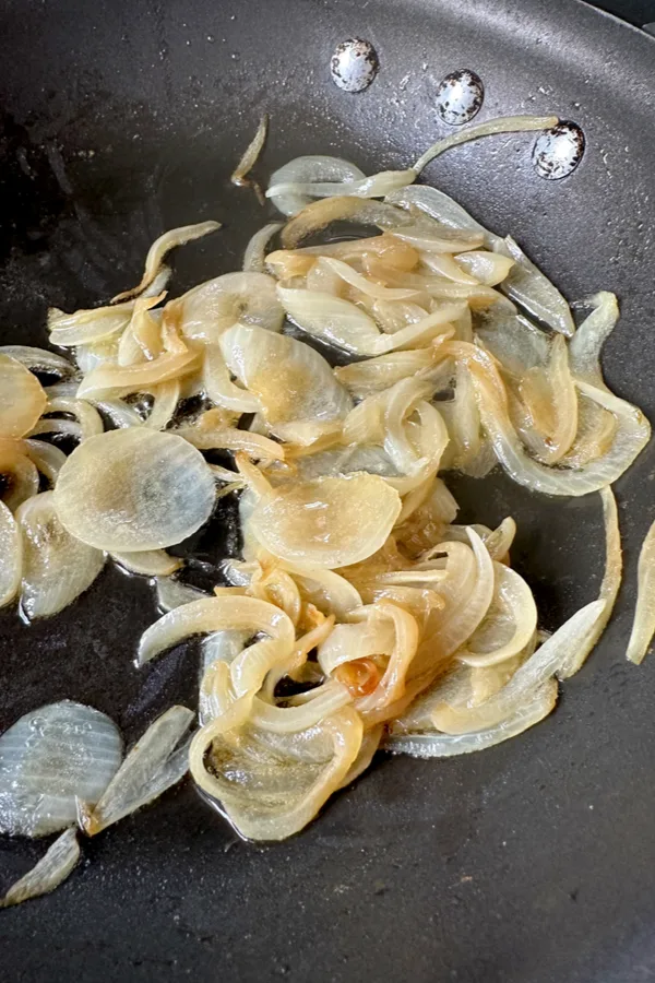 caramelizing onions