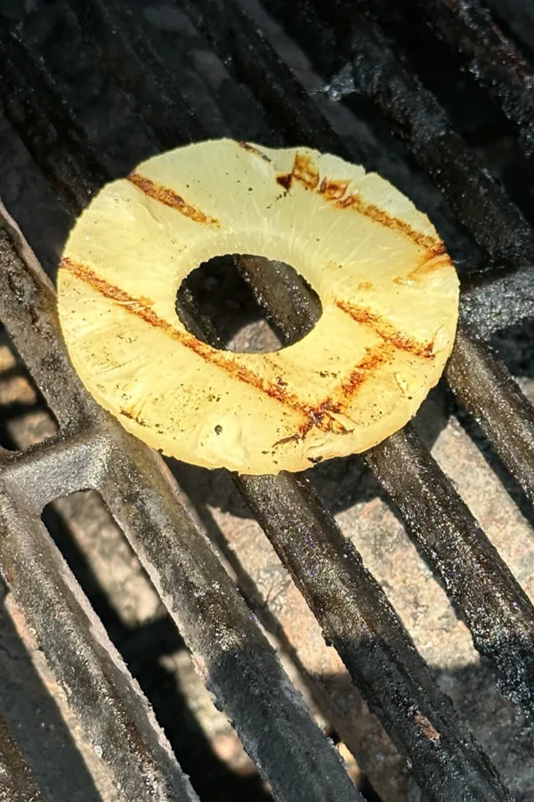 grilled pineapple slice