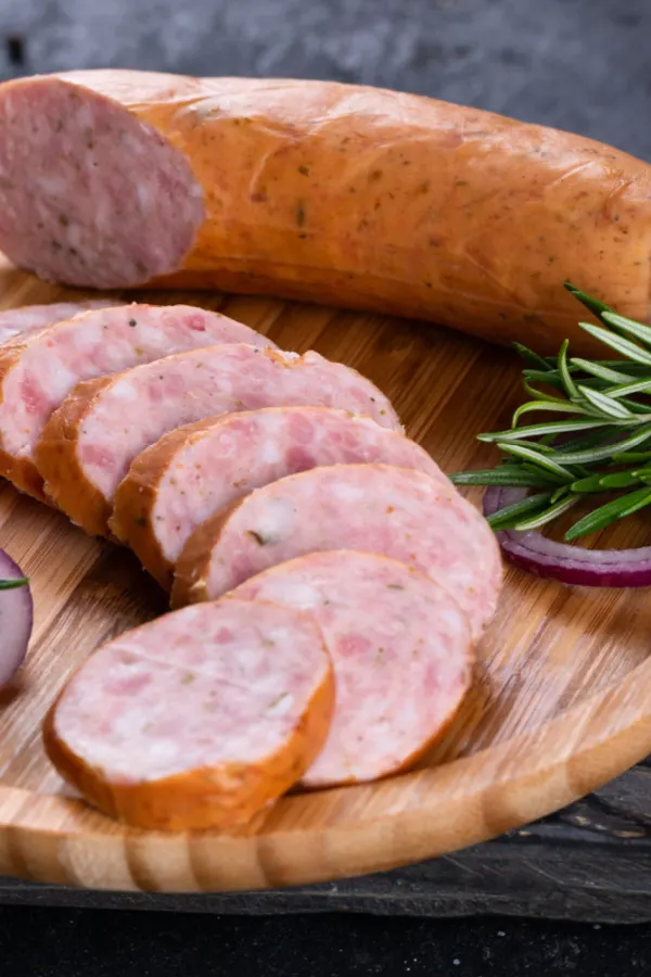 sliced sausage