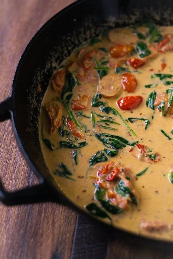 Creamy Tuscan Chicken sauce